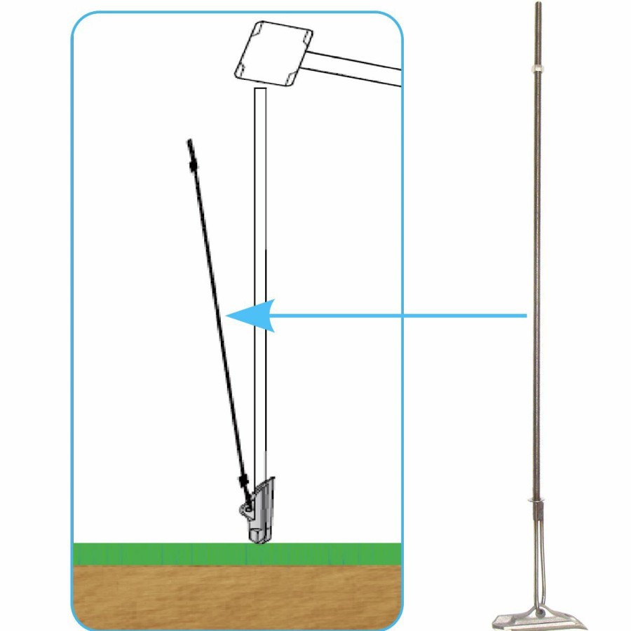 Soccer * | Outdoor Soccer Goal Anchor With Pivot