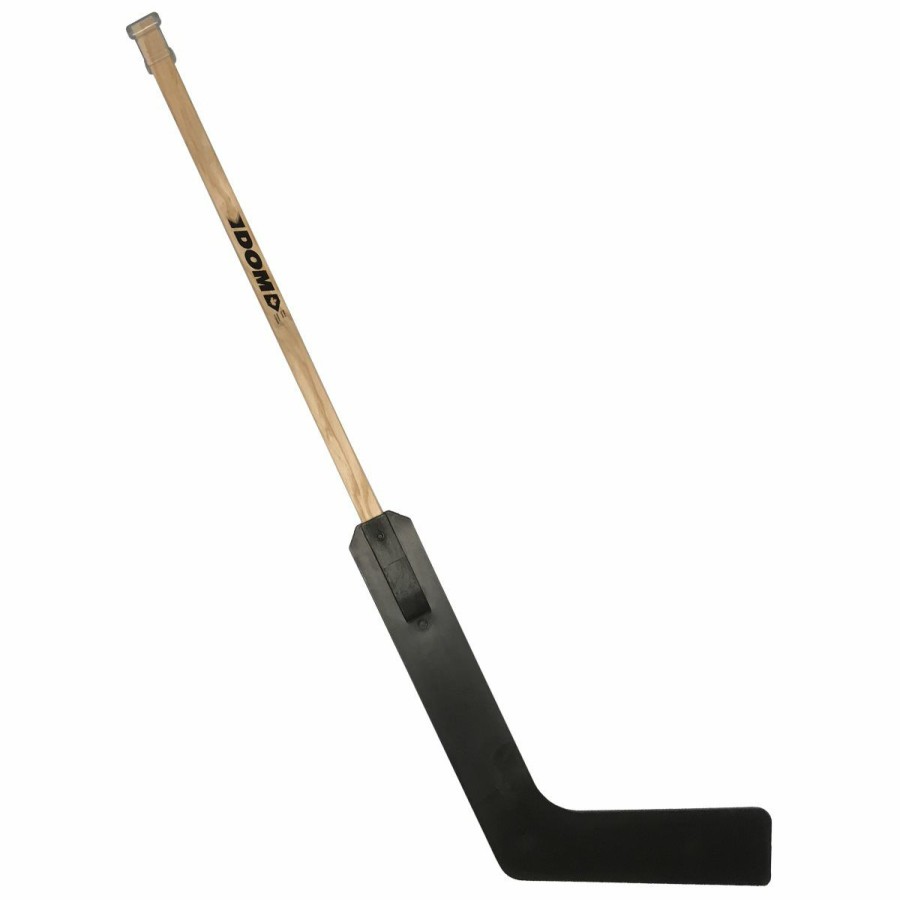 HocNew * | Dom Street Hockey Wood Shaft Goalie Stick Senior