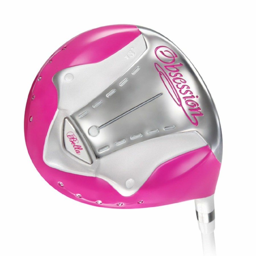 Clubheads * | Ibella Obsession Hot Pink Ladies Titanium Driver Clubhead