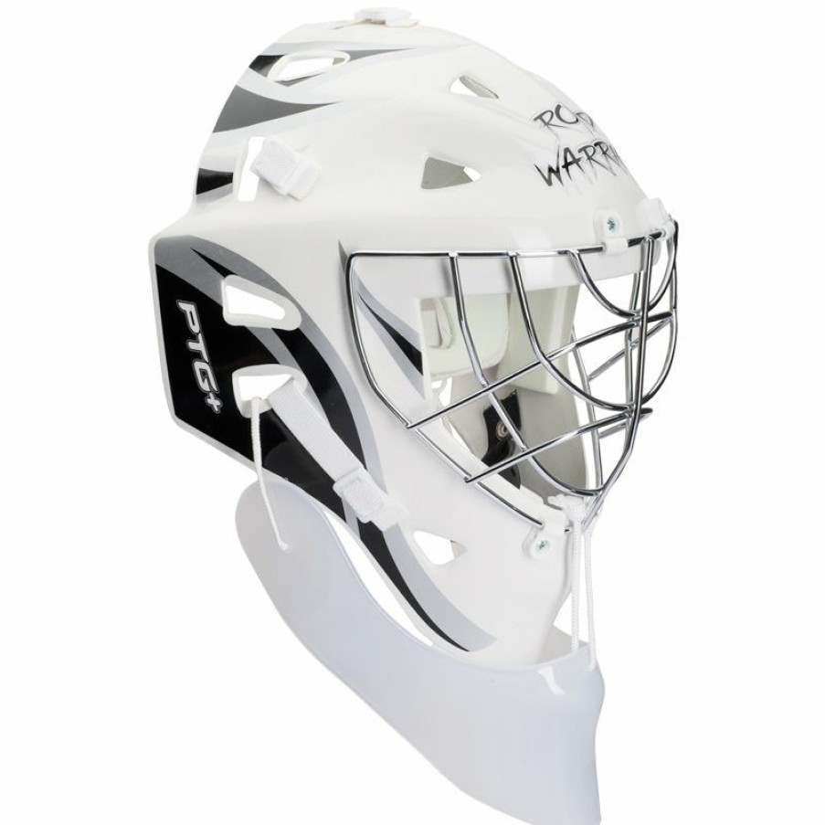 HocHot * | Road Warrior Senior Mask With Throat Protector For Street Hockey