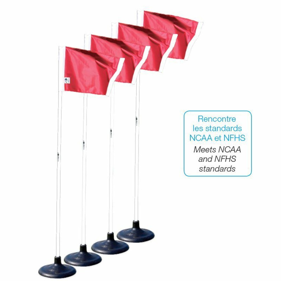 Soccer * | Set Of 4 Kwikgoal Premier Corner Flags