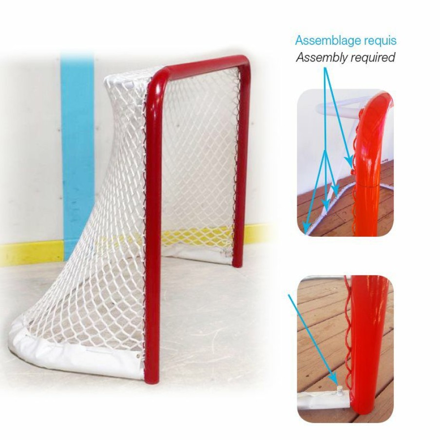 HocNew * | 8U Hockey Goal In Steel With Net