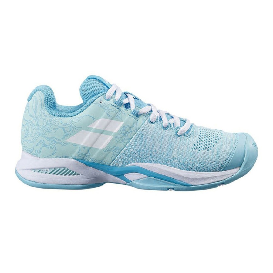 Shoes * | Babolat Propulse Blast All Court Shoe Women'S Tanager Turquoise 2021