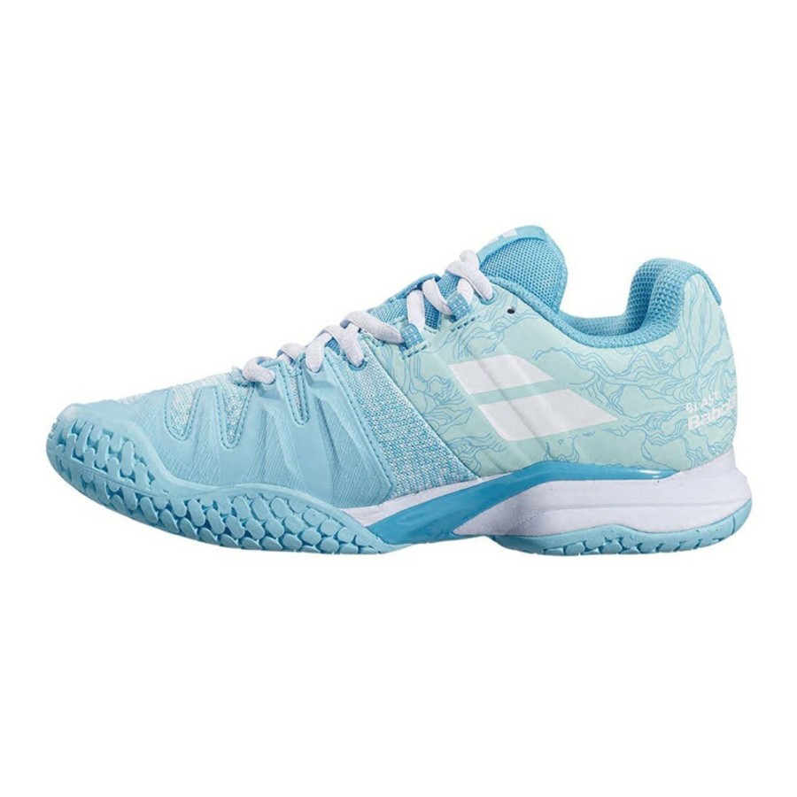 Shoes * | Babolat Propulse Blast All Court Shoe Women'S Tanager Turquoise 2021