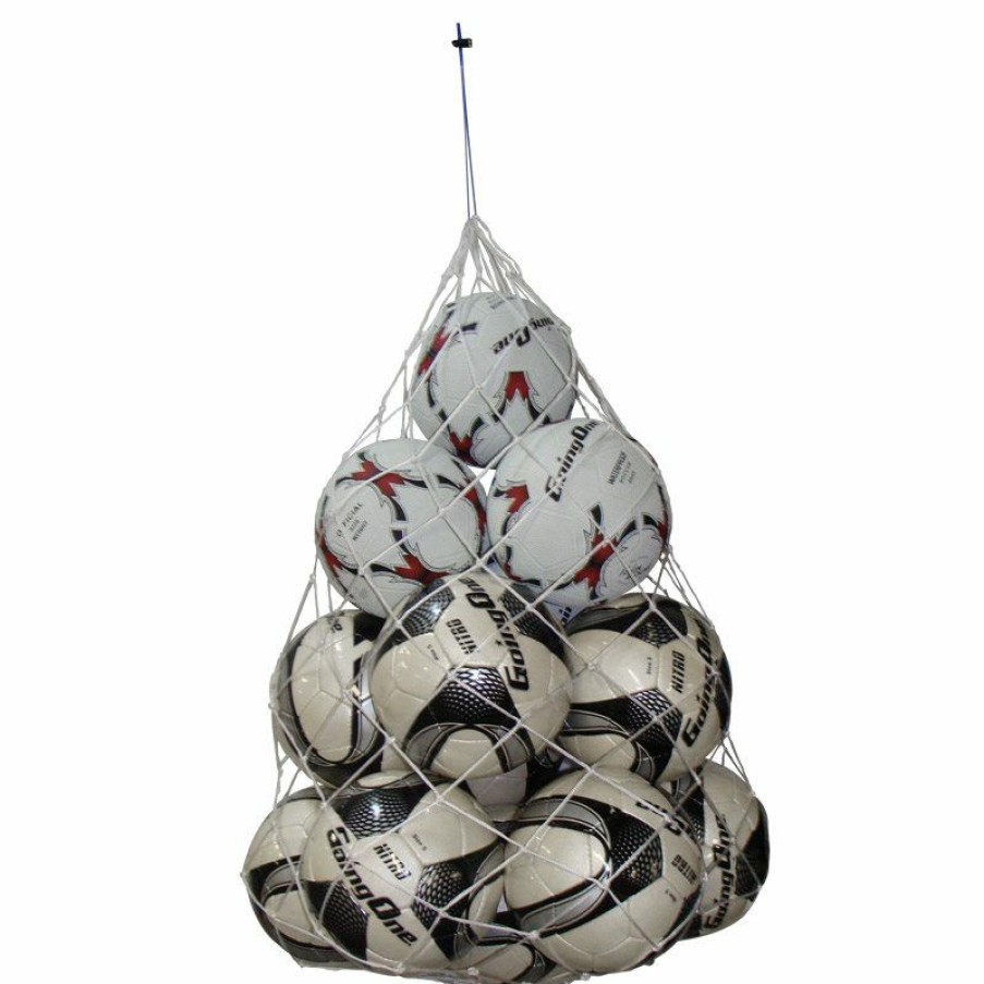 Soccer * | Deluxe Soft Braided Nylon Mesh Ball Bag