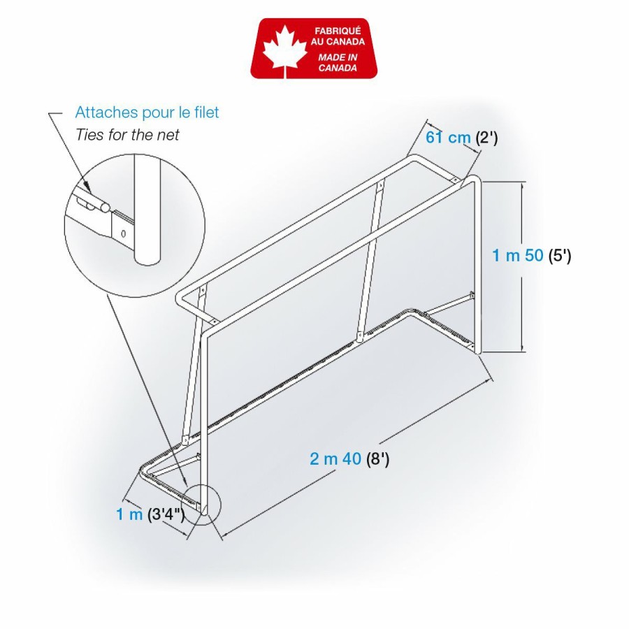 Soccer * | Mini-Soccer Steel Goals 5 High